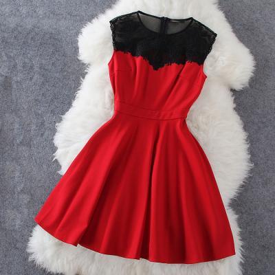 Dress In Black And Red