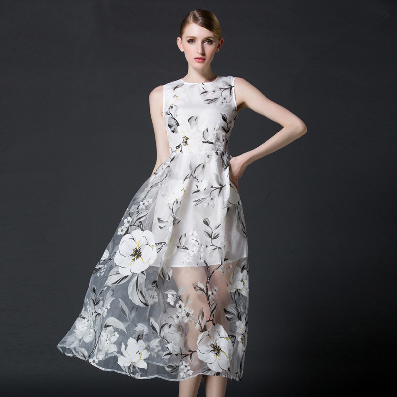 organza fabric long frocks